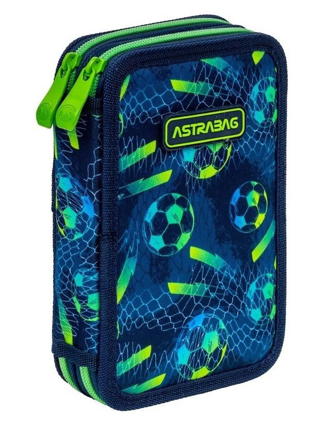 Piórnik podwójny z wyposażeniem ASTRABAG Football AC21 503026033